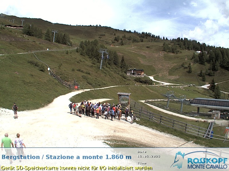Archiv Foto Webcam Bergstation Rosskopf, Sterzing