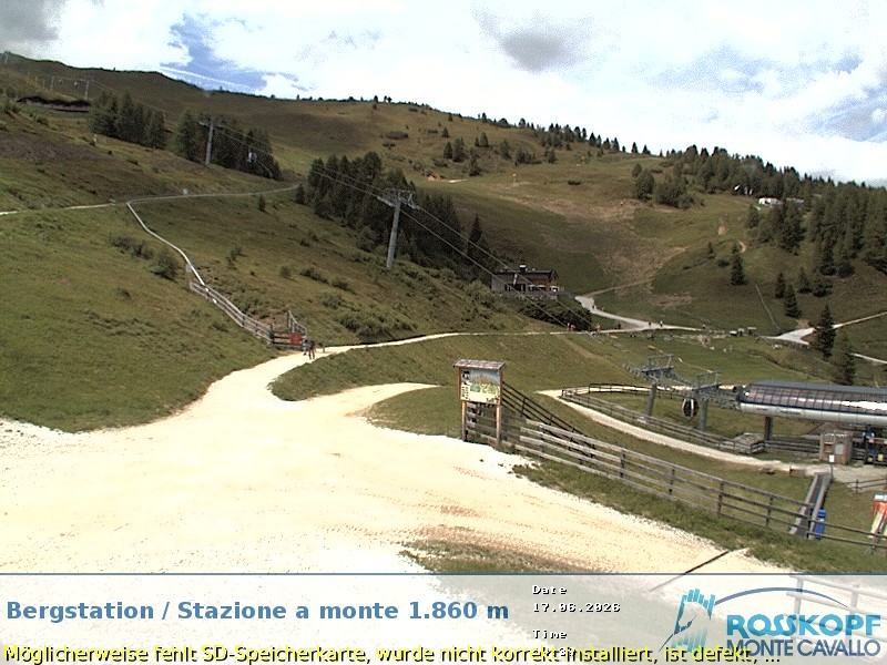 Archiv Foto Webcam Bergstation Rosskopf, Sterzing