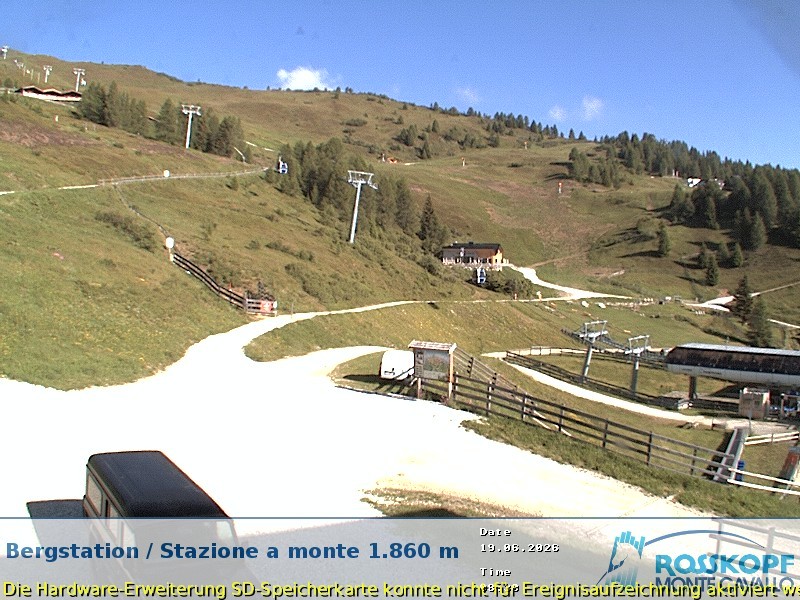 Archiv Foto Webcam Bergstation Rosskopf, Sterzing