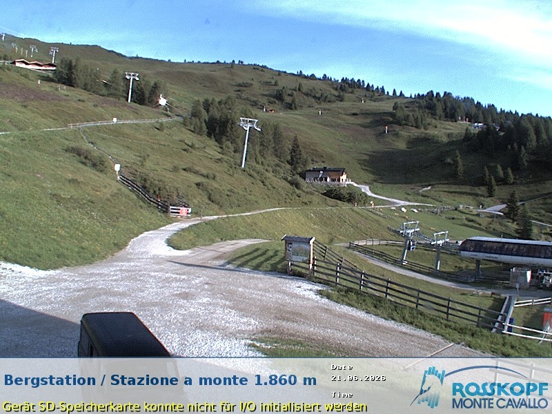 Archiv Foto Webcam Bergstation Rosskopf, Sterzing