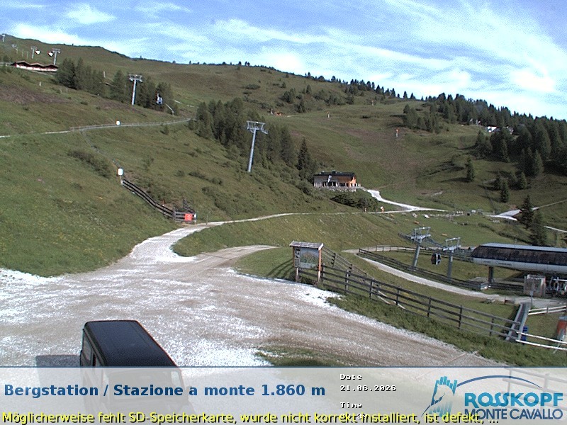 Archiv Foto Webcam Bergstation Rosskopf, Sterzing