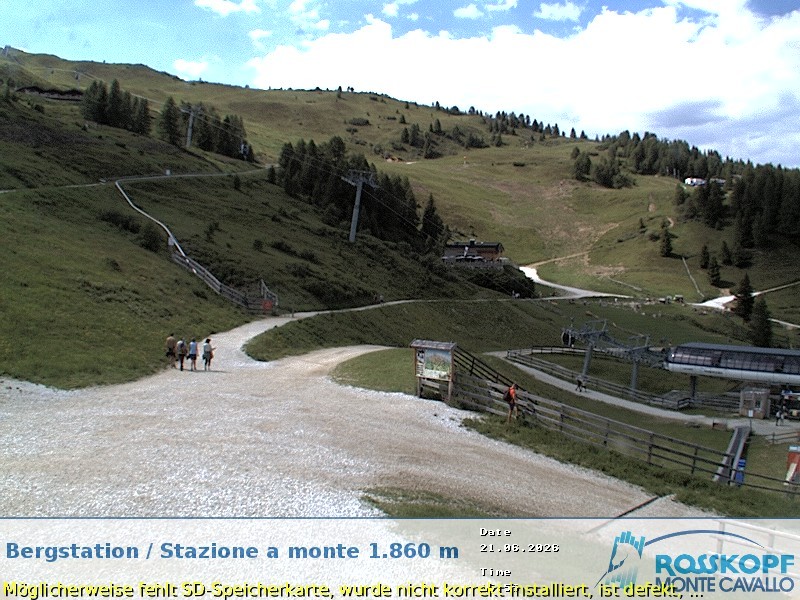 Archiv Foto Webcam Bergstation Rosskopf, Sterzing