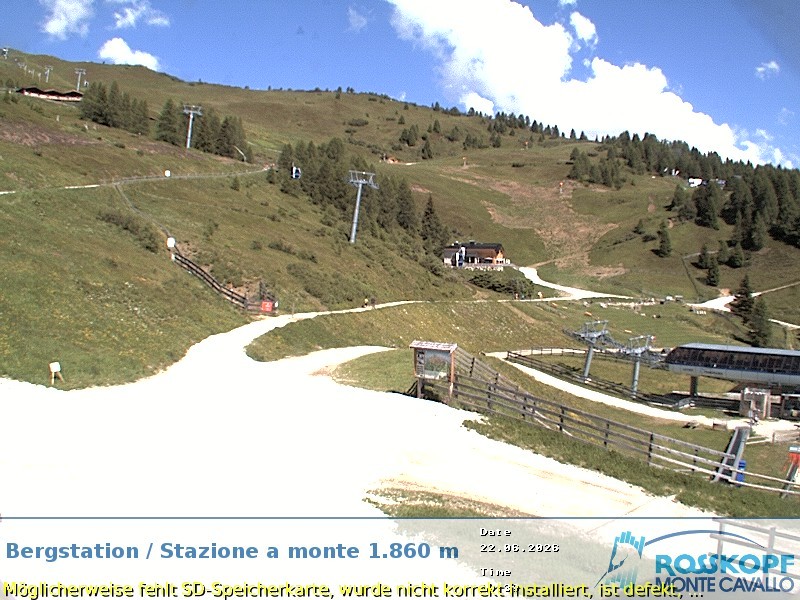Archiv Foto Webcam Bergstation Rosskopf, Sterzing