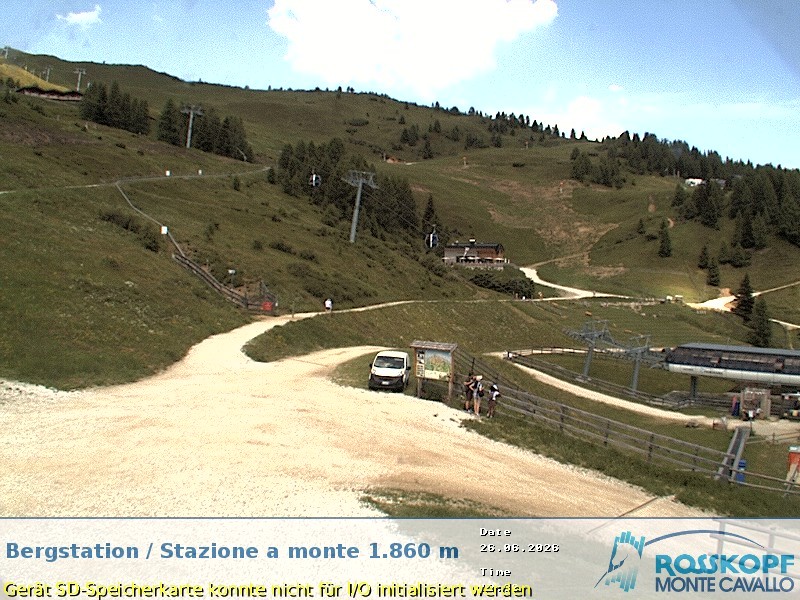 Archiv Foto Webcam Bergstation Rosskopf, Sterzing