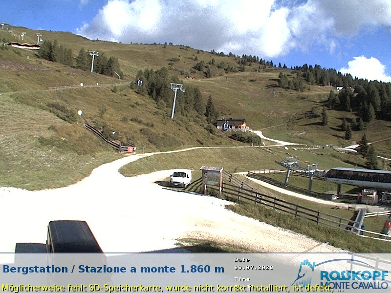 Archiv Foto Webcam Bergstation Rosskopf, Sterzing
