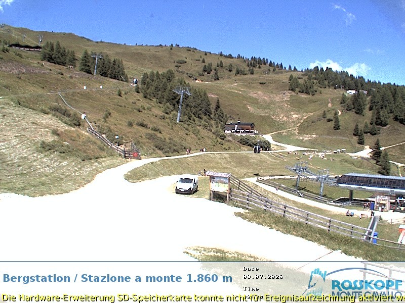 Archiv Foto Webcam Bergstation Rosskopf, Sterzing