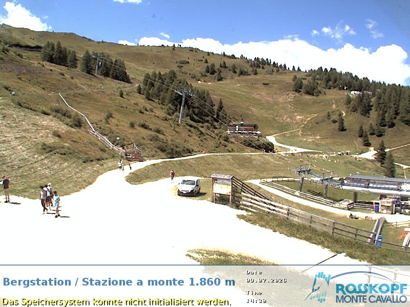 Archiv Foto Webcam Bergstation Rosskopf, Sterzing