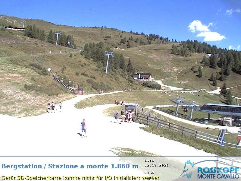 Archiv Foto Webcam Bergstation Rosskopf, Sterzing