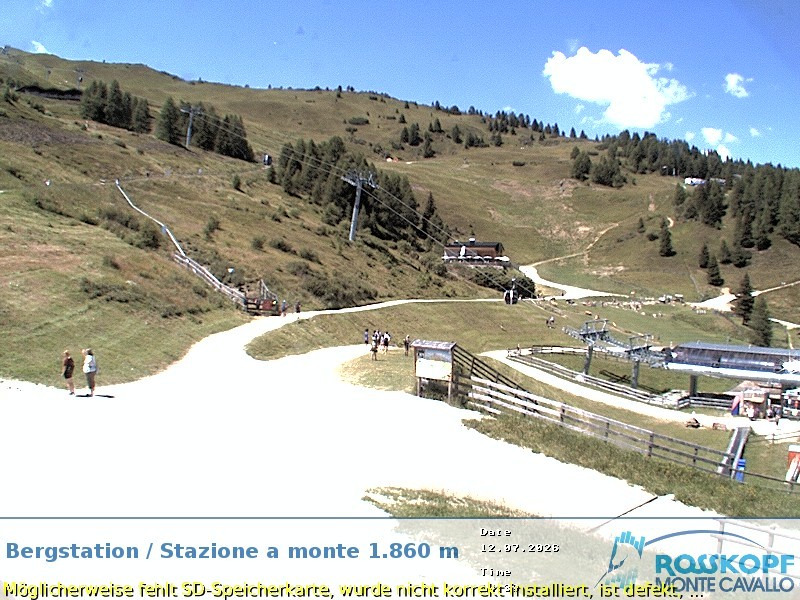 Archiv Foto Webcam Bergstation Rosskopf, Sterzing