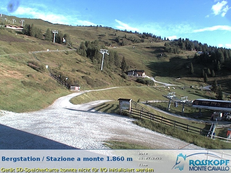 Archived image Webcam mountain station Rosskopf, Vipiteno/Sterzing