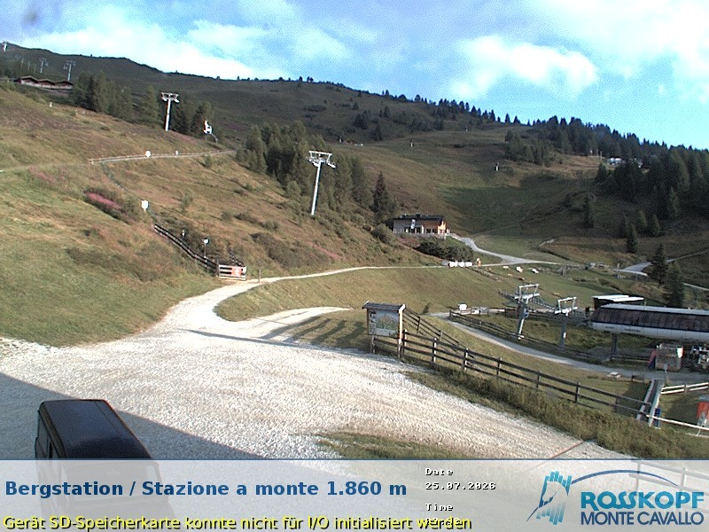 Archived image Webcam mountain station Rosskopf, Vipiteno/Sterzing