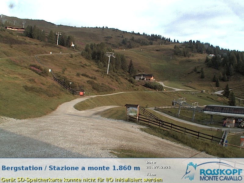 Archiv Foto Webcam Bergstation Rosskopf, Sterzing
