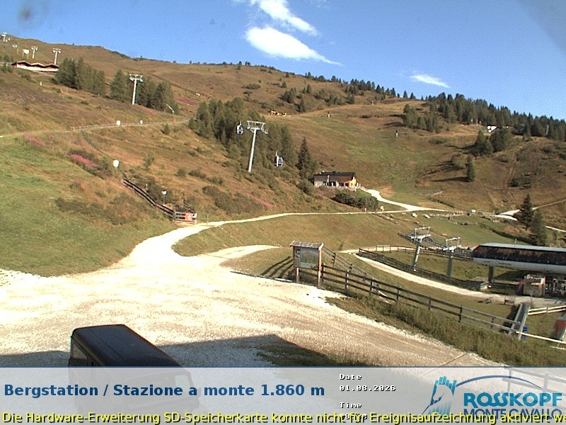 Archiv Foto Webcam Bergstation Rosskopf, Sterzing