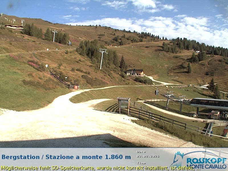 Archiv Foto Webcam Bergstation Rosskopf, Sterzing