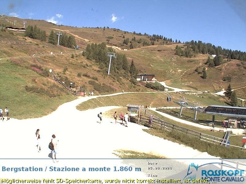 Archiv Foto Webcam Bergstation Rosskopf, Sterzing