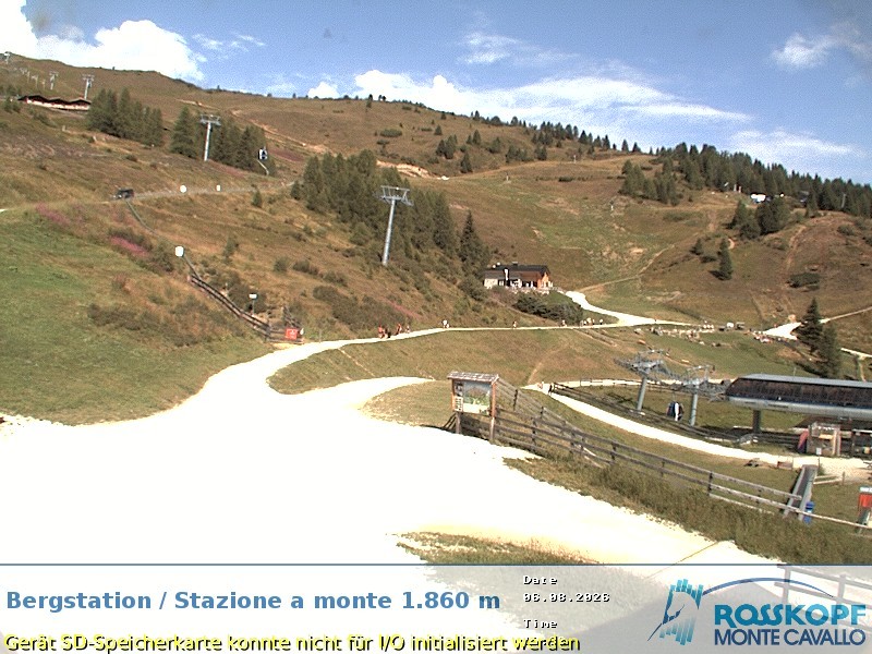 Archiv Foto Webcam Bergstation Rosskopf, Sterzing