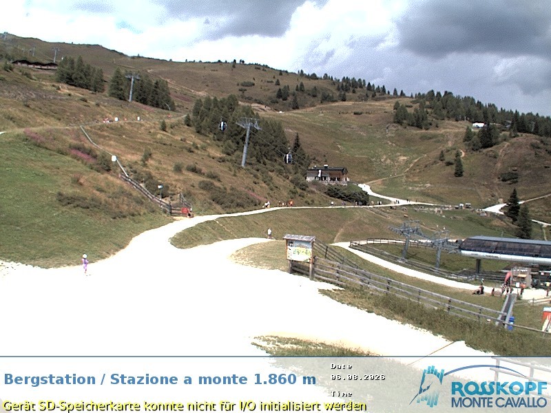 Archiv Foto Webcam Bergstation Rosskopf, Sterzing