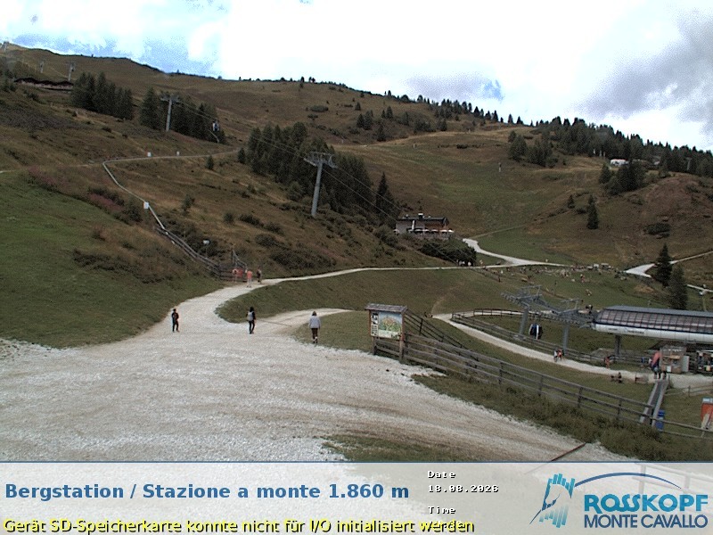 Archiv Foto Webcam Bergstation Rosskopf, Sterzing