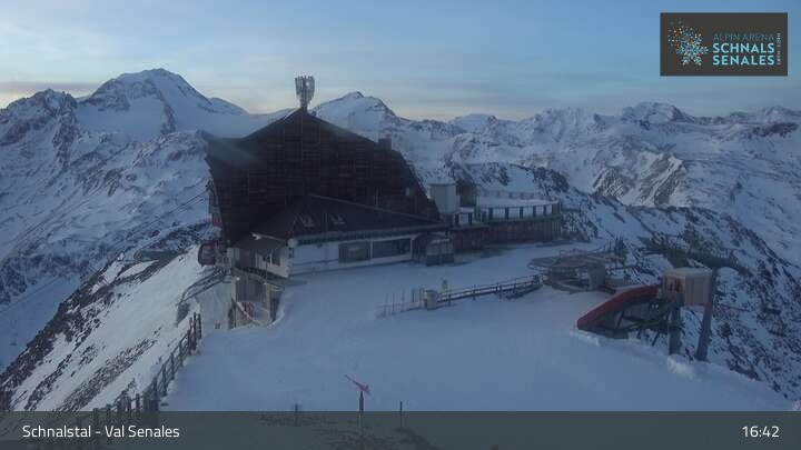 Archiv Foto Webcam Schnalstaler Gletscherbahn - Bergstation