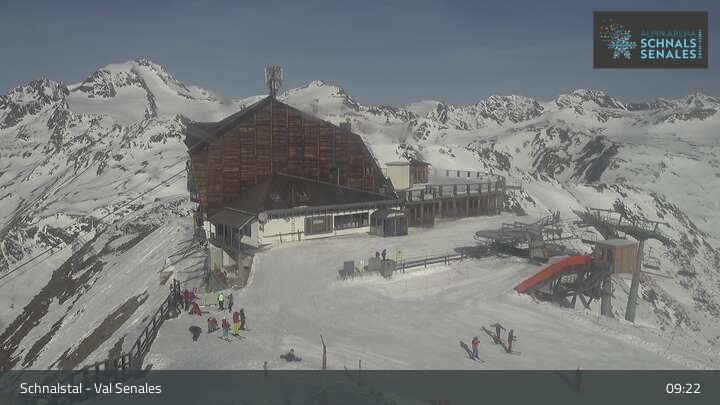 Archiv Foto Webcam Schnalstaler Gletscherbahn - Bergstation
