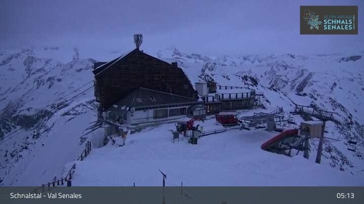 Archived image Webcam Schnalstal Gletscherbahn - Top Station