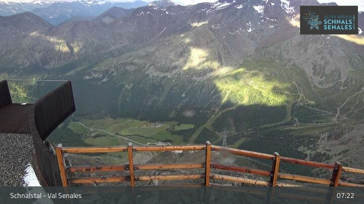 Archived image Webcam Schnalstal Gletscherbahn - Top Station