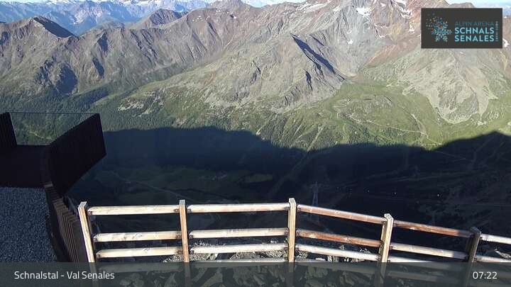 Archiv Foto Webcam Schnalstaler Gletscherbahn - Bergstation