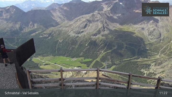 Archiv Foto Webcam Schnalstaler Gletscherbahn - Bergstation