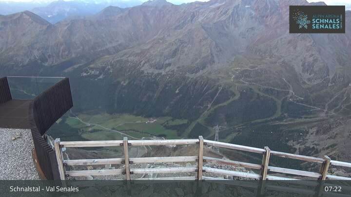Archiv Foto Webcam Schnalstaler Gletscherbahn - Bergstation