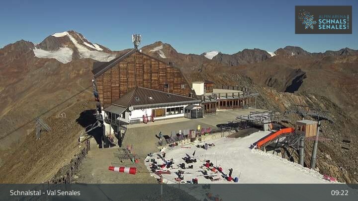 Archiv Foto Webcam Schnalstaler Gletscherbahn - Bergstation