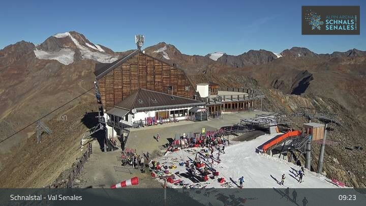 Archiv Foto Webcam Schnalstaler Gletscherbahn - Bergstation