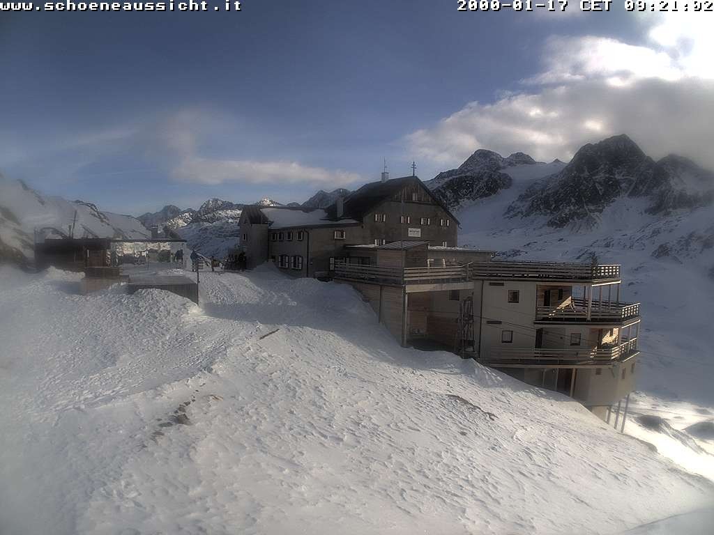 Archiv Foto Webcam Schnalstal: Schöne Aussicht-Hütte