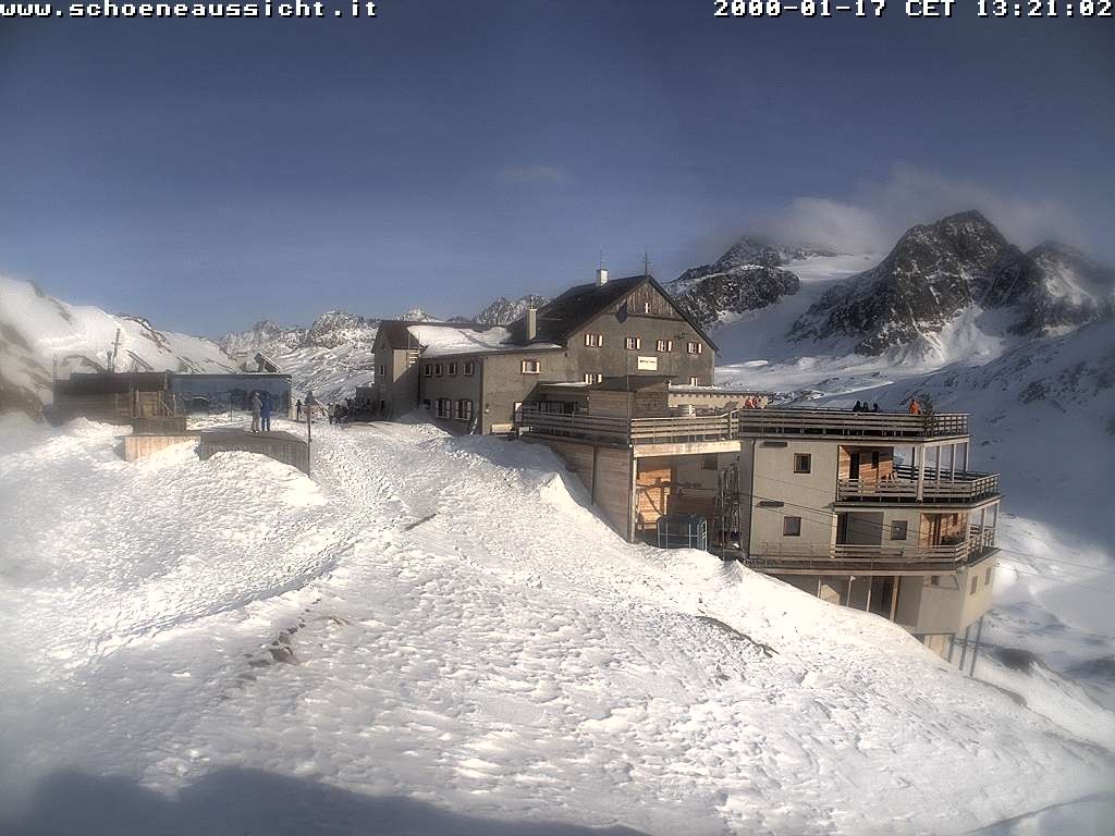 Archiv Foto Webcam Schnalstal: Schöne Aussicht-Hütte