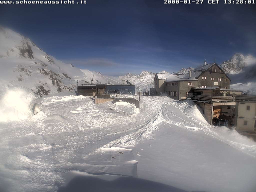 Archived image Webcam Schnalstal: Hut "Schöne Aussicht"