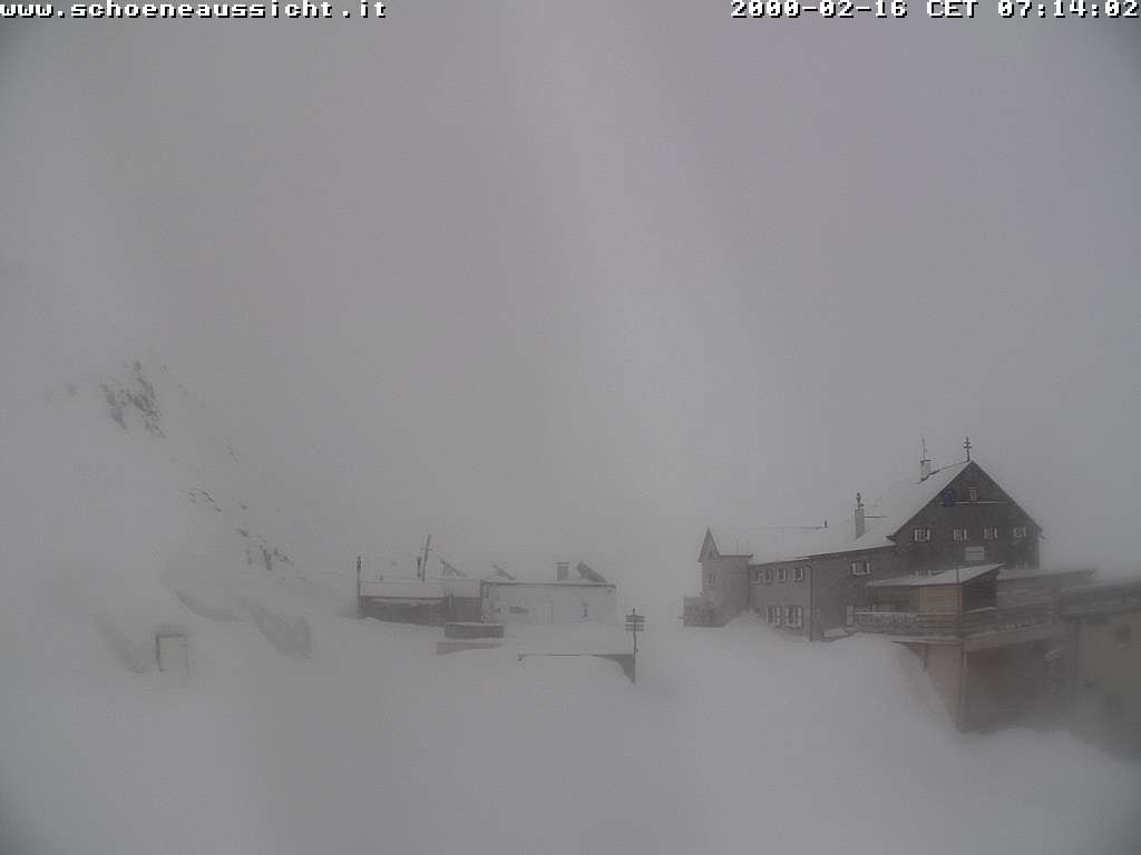 Archiv Foto Webcam Schnalstal: Schöne Aussicht-Hütte