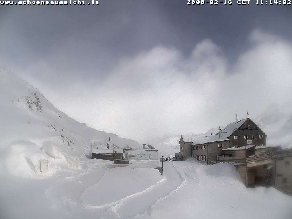 Archiv Foto Webcam Schnalstal: Schöne Aussicht-Hütte