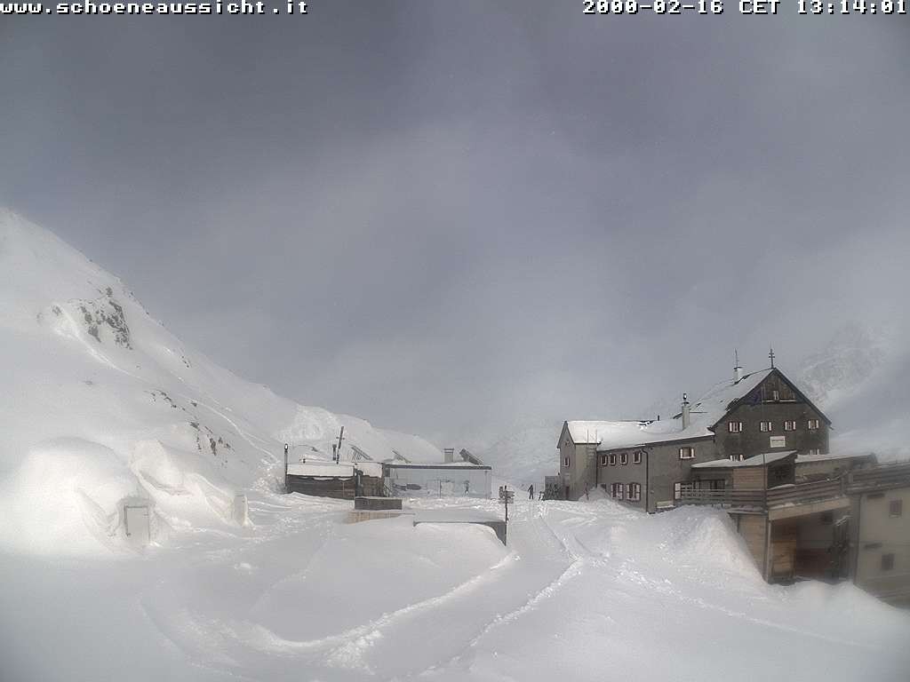 Archiv Foto Webcam Schnalstal: Schöne Aussicht-Hütte