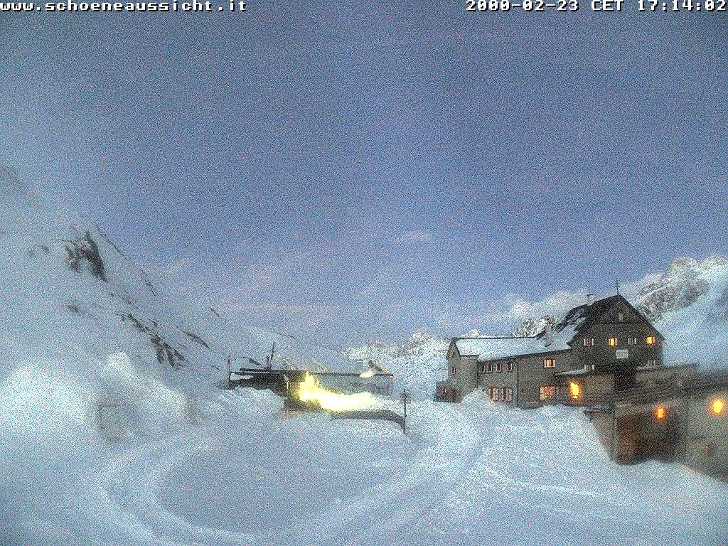 Archiv Foto Webcam Schnalstal: Schöne Aussicht-Hütte