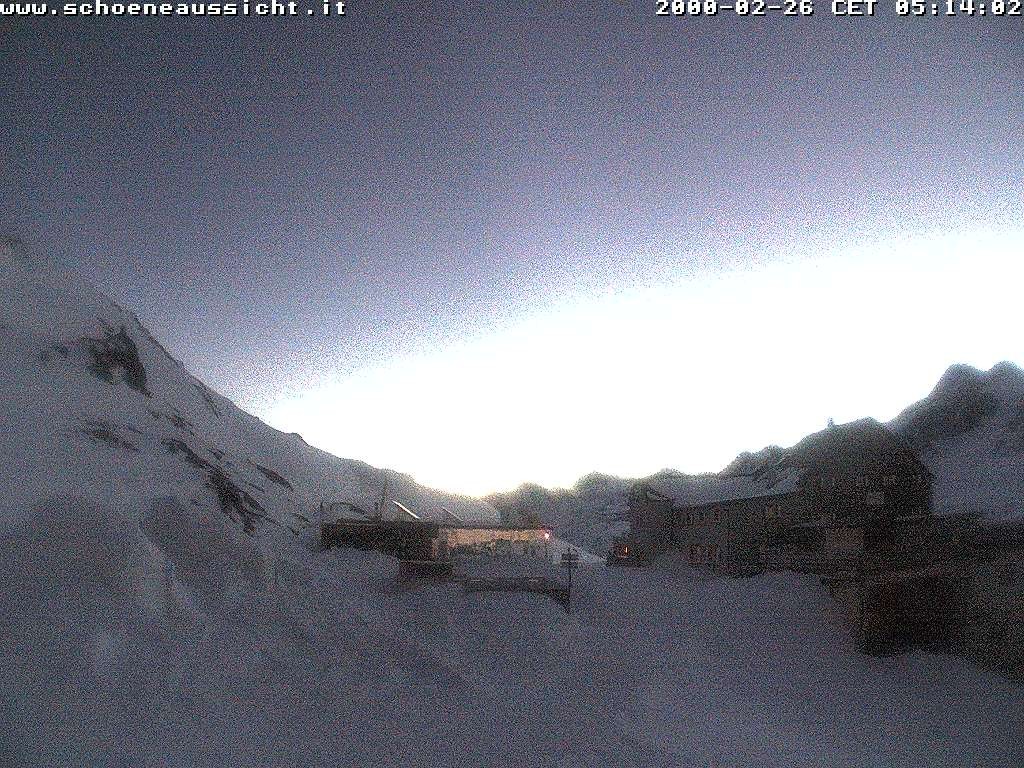 Archived image Webcam Schnalstal: Hut "Schöne Aussicht"