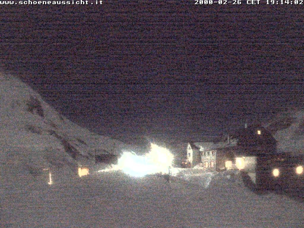 Archived image Webcam Schnalstal: Hut "Schöne Aussicht"