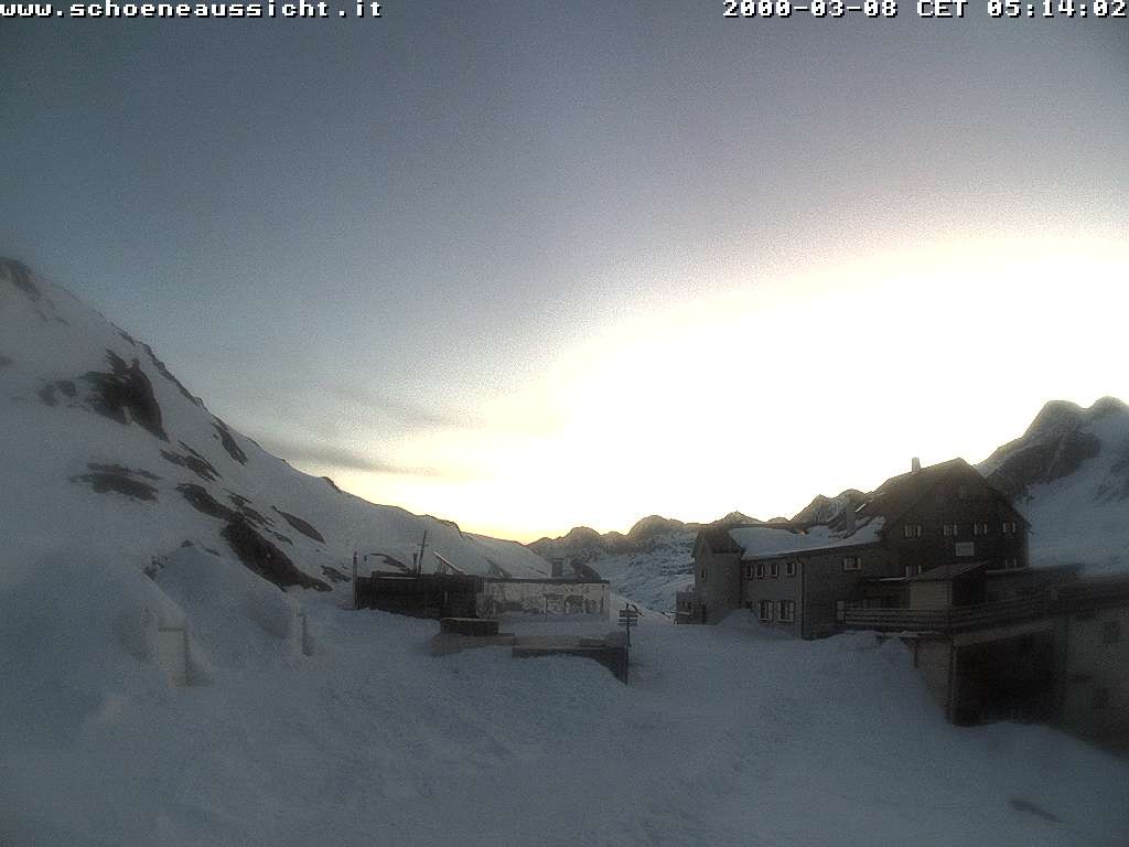 Archiv Foto Webcam Schnalstal: Schöne Aussicht-Hütte
