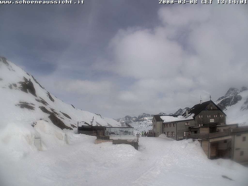 Archiv Foto Webcam Schnalstal: Schöne Aussicht-Hütte