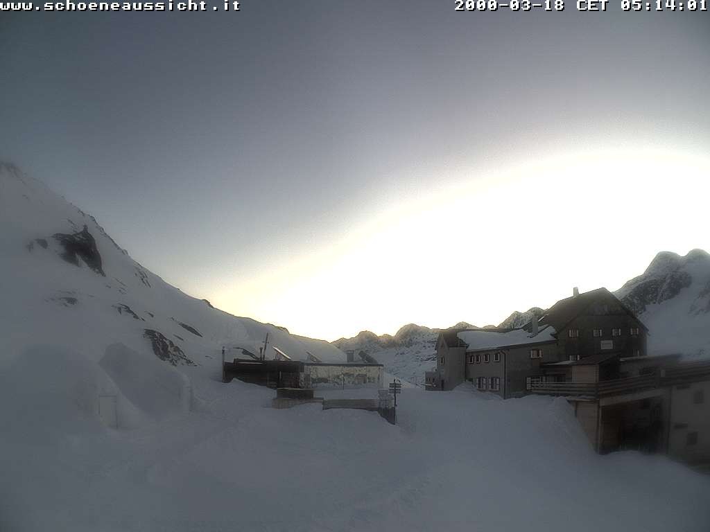 Archiv Foto Webcam Schnalstal: Schöne Aussicht-Hütte