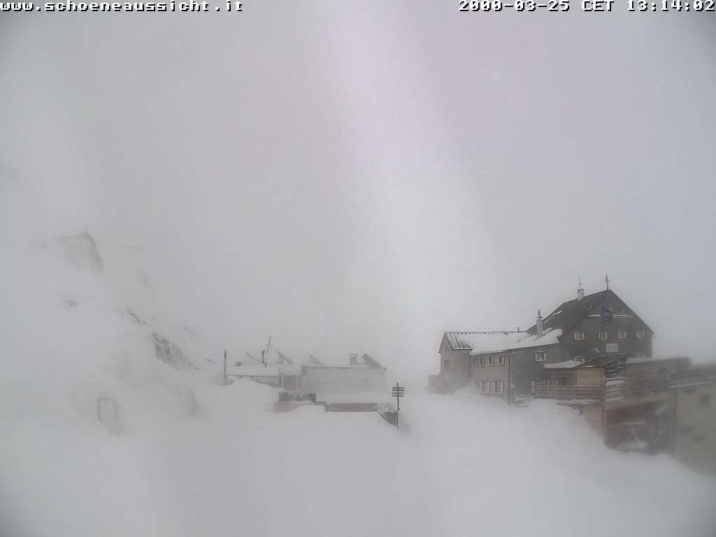 Archived image Webcam Schnalstal: Hut "Schöne Aussicht"