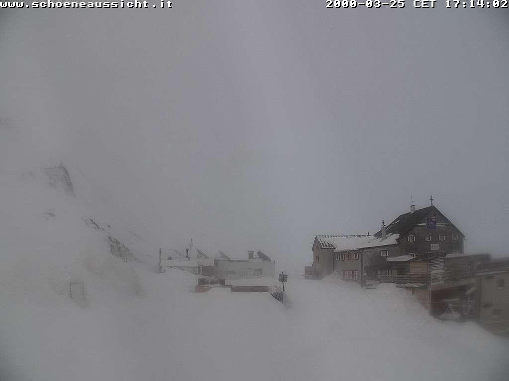 Archived image Webcam Schnalstal: Hut "Schöne Aussicht"