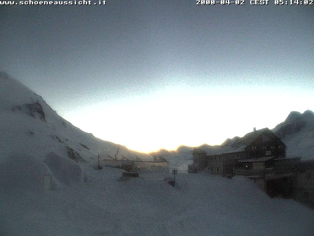 Archiv Foto Webcam Schnalstal: Schöne Aussicht-Hütte