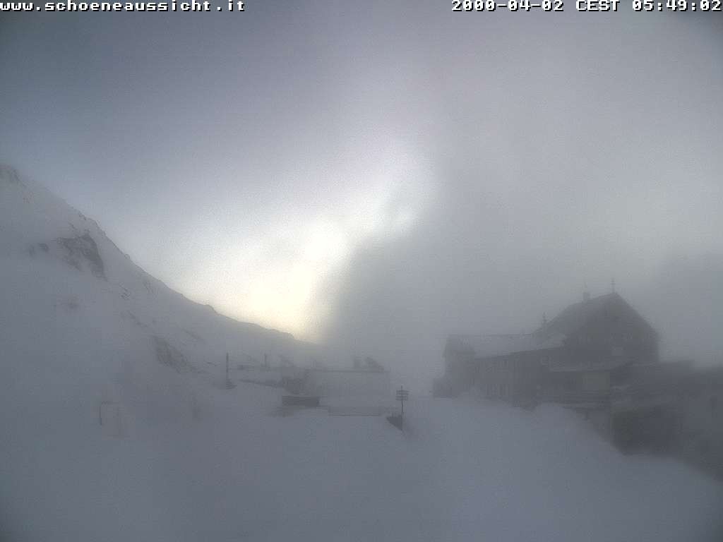 Archiv Foto Webcam Schnalstal: Schöne Aussicht-Hütte