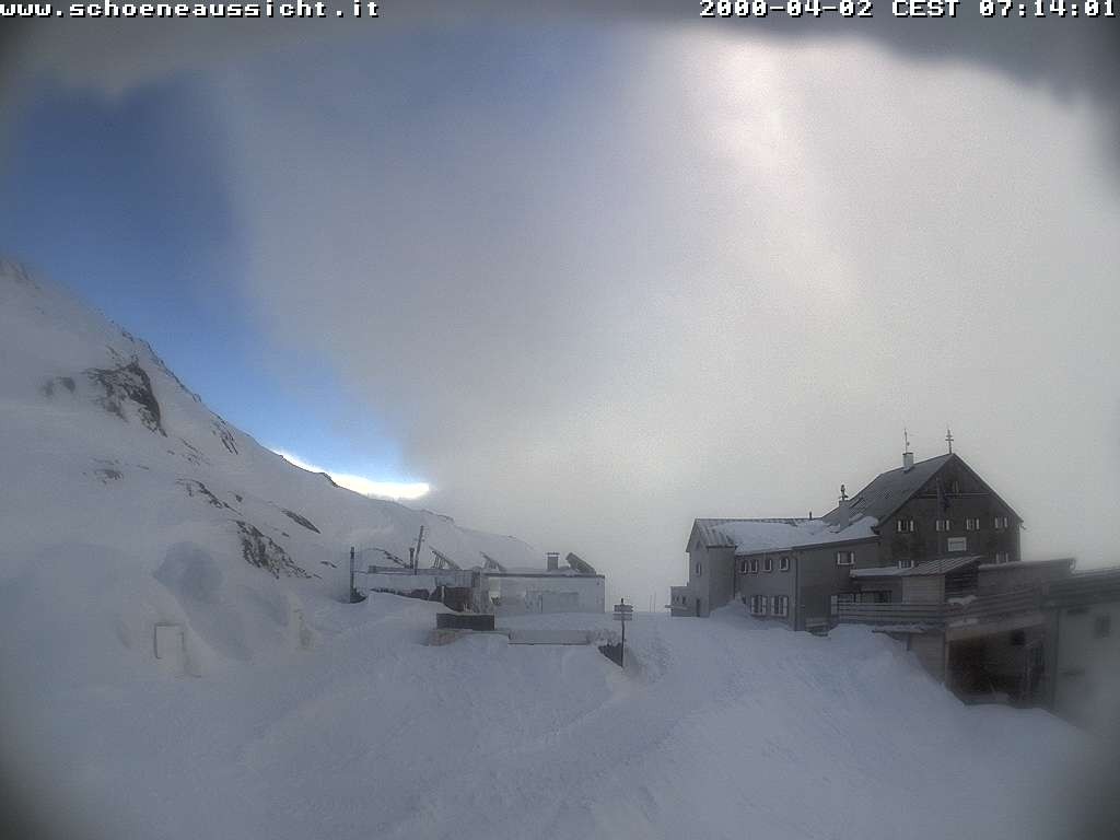 Archiv Foto Webcam Schnalstal: Schöne Aussicht-Hütte