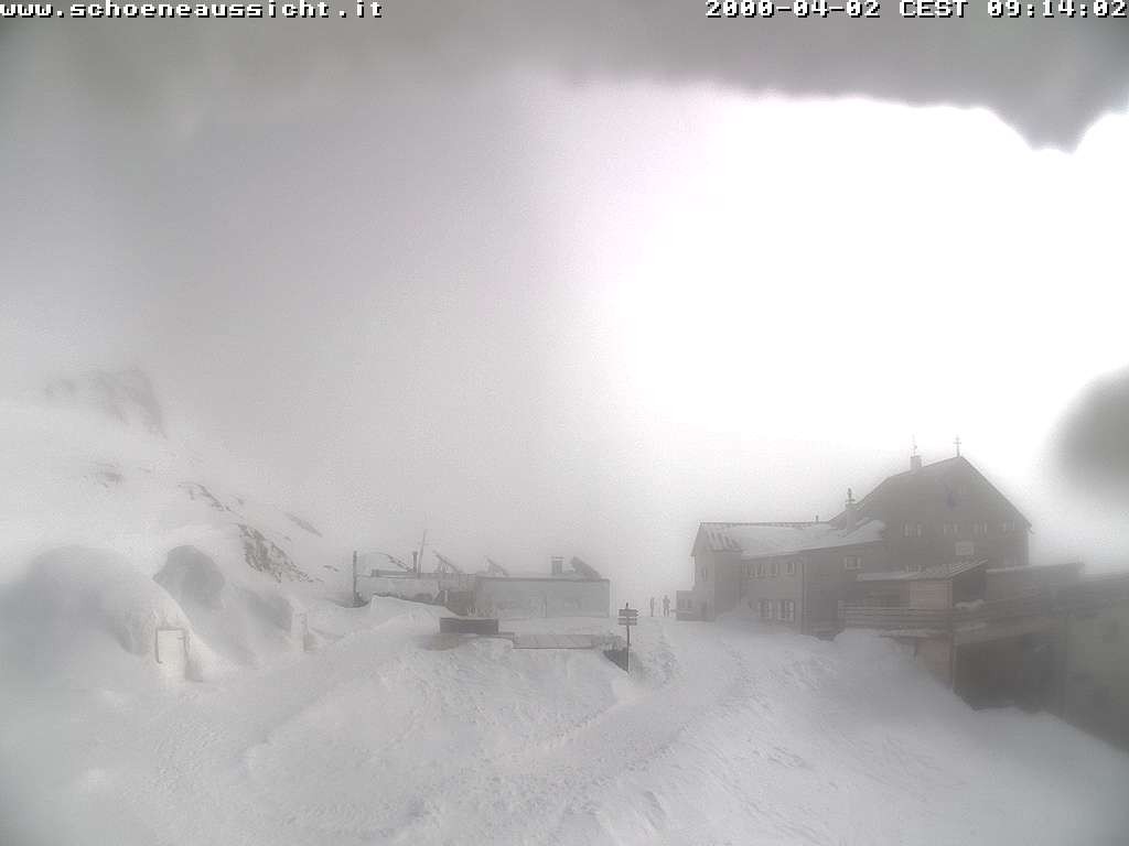 Archiv Foto Webcam Schnalstal: Schöne Aussicht-Hütte