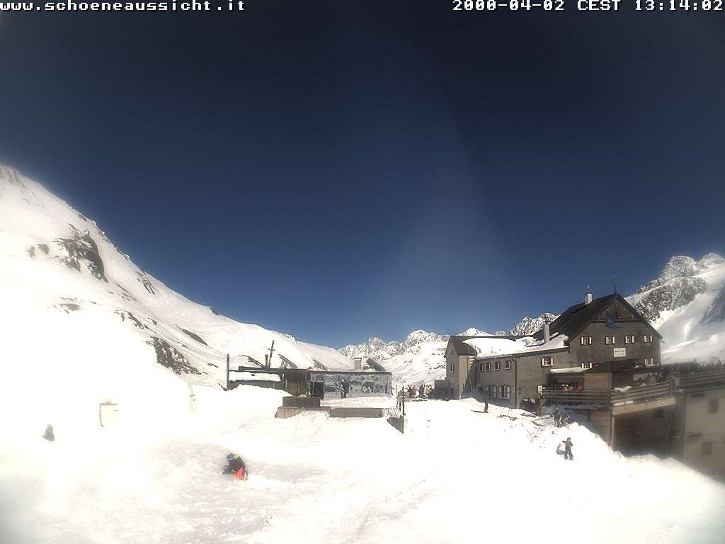 Archiv Foto Webcam Schnalstal: Schöne Aussicht-Hütte